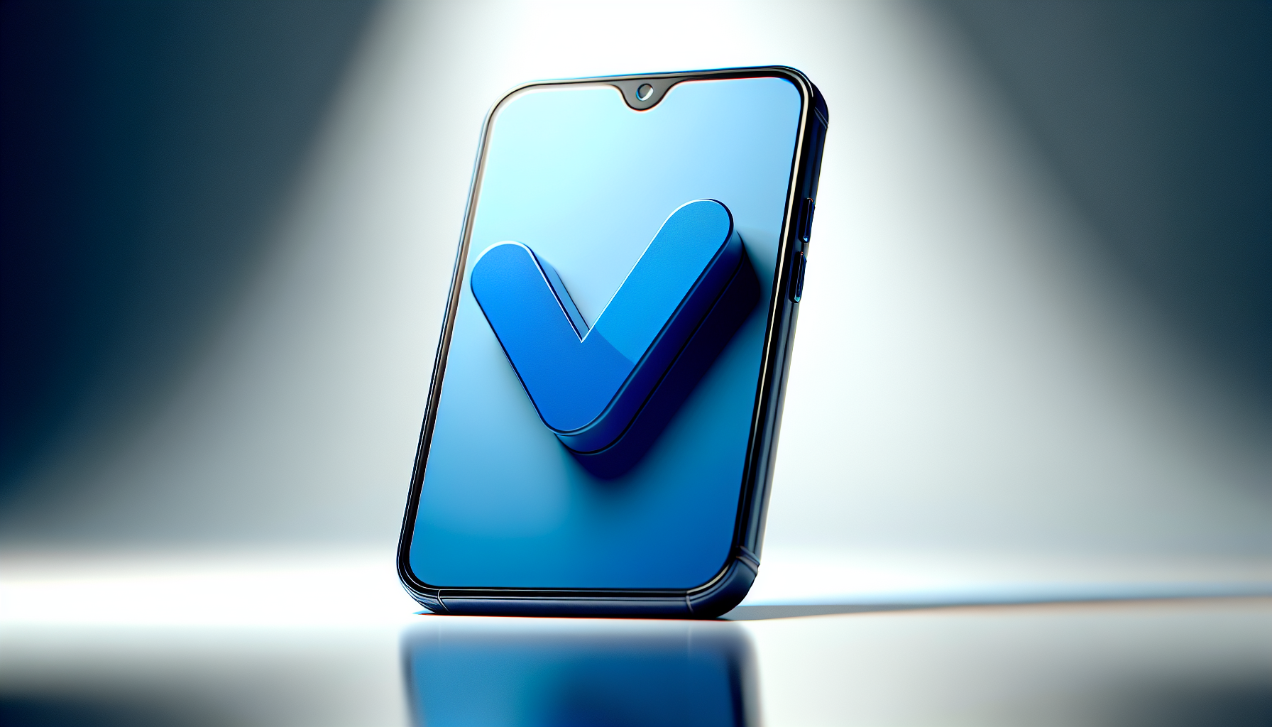Modern illustration of a smartphone displaying the Instagram blue checkmark, representing how to get verified Instagram in 2026